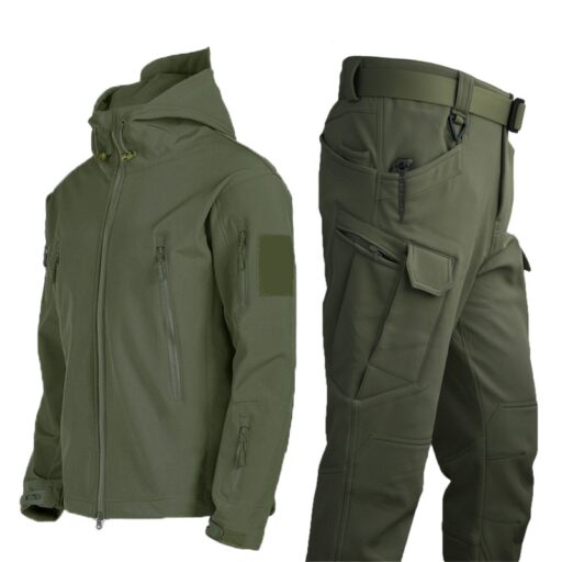 Army green [jacket + pants]